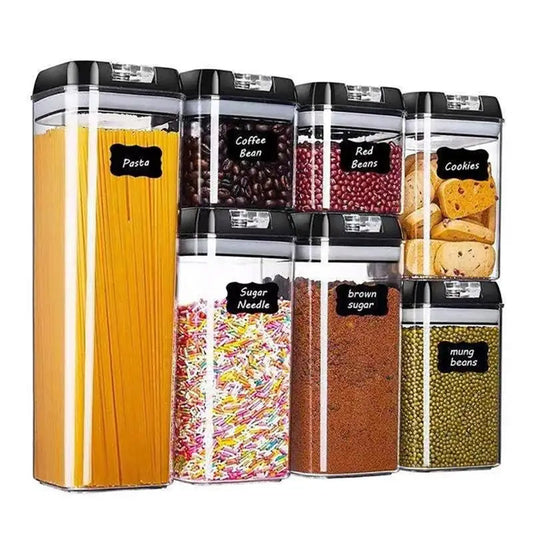 C - Set organizador de cocina (7 unidades) de acrílico, en caja